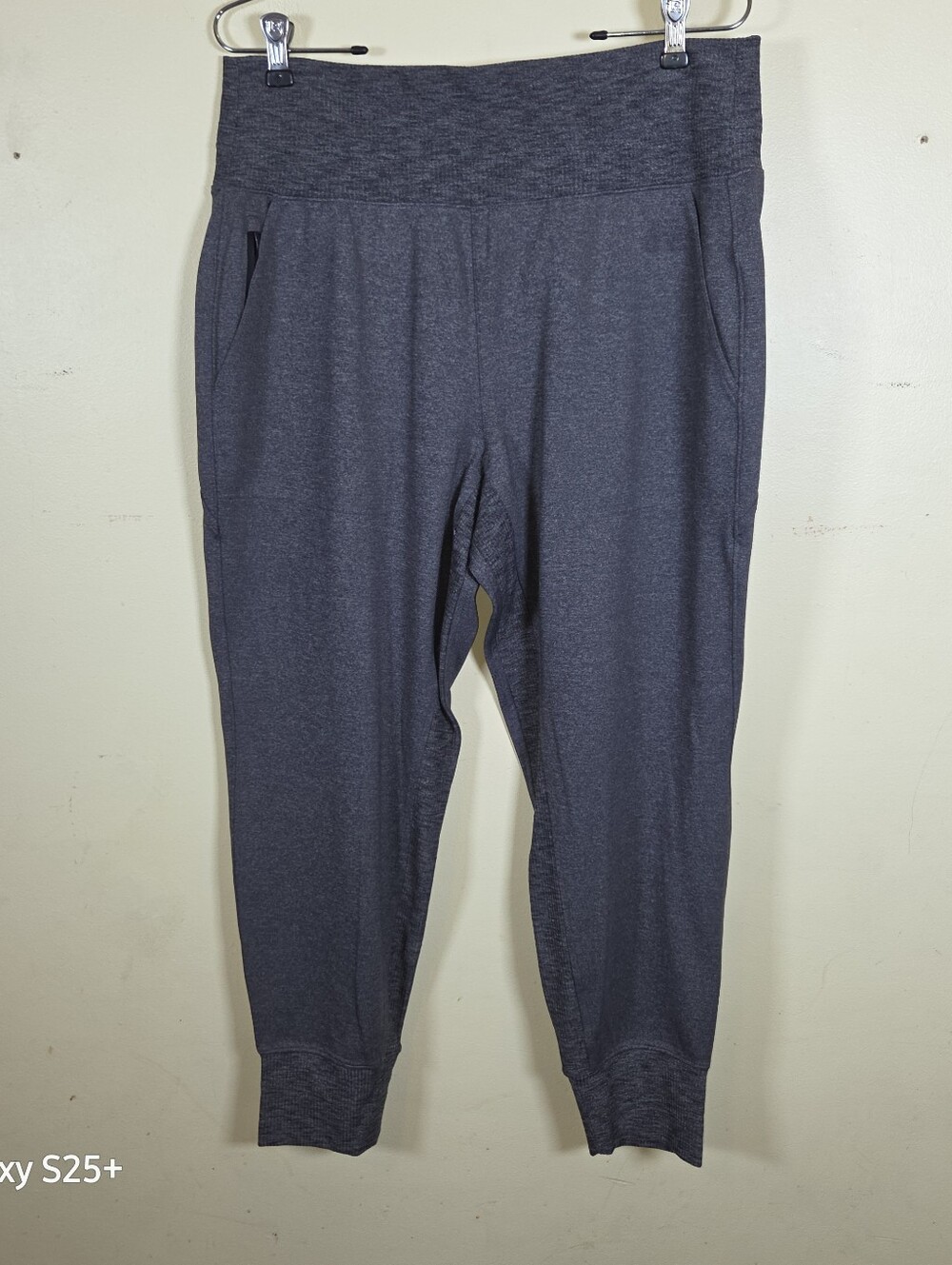 Athleta Venice Jogger Gray High Rise Stretch Pants Womens Size Large Gorpcore